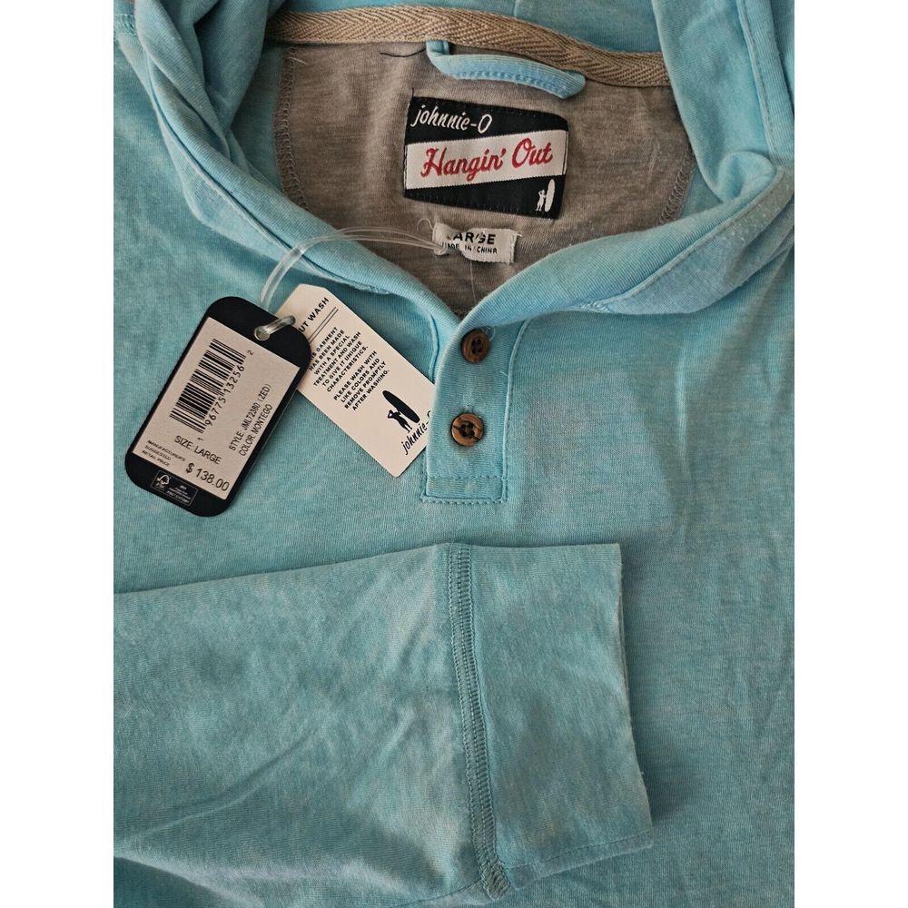 johnnie-0 hangin'out  Long Sleeve Featherweight Performance Pullover. Size L